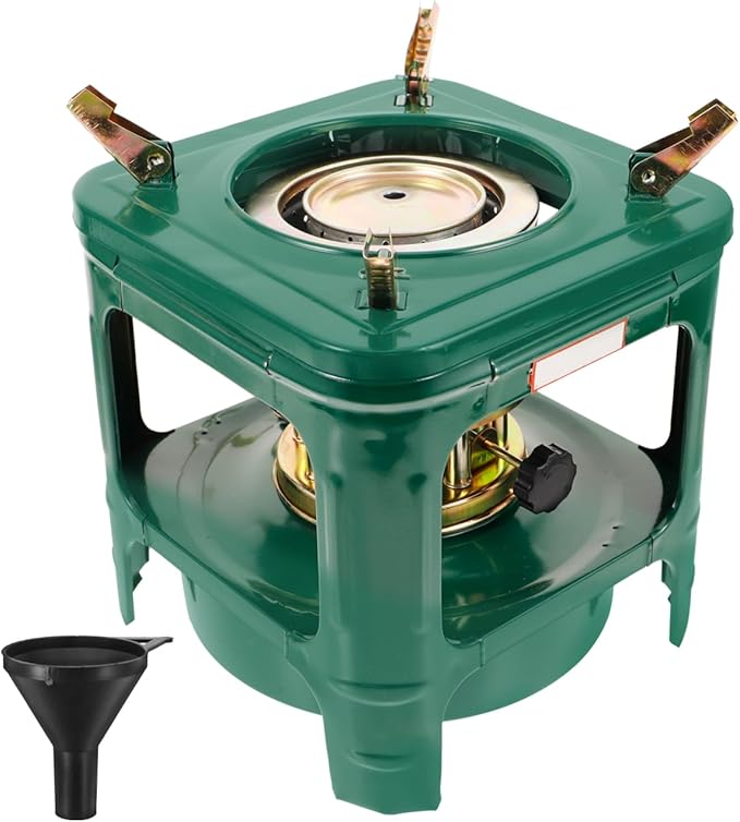 Garneck Outdoor Stove Portable Kerosene Stove – Camping Heater Barbecue Burner for Outdoor Cooking Emergency Heating Hiking Picnic Survival Gear