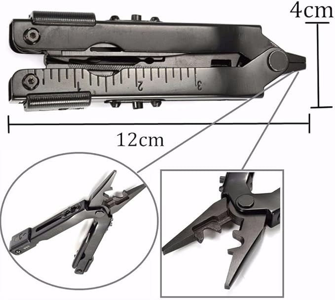 13 In 1 Multifunctional Tools Pliers Screwdriver Wire Cutters Camping Survival Outdoor Camping Travel Portable Folding Pliers EDC Combination Tools