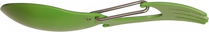 Kershaw Ration Multi Tool Spork, Stainless Steel Spoon, Fork, Carabiner and Bottle Opener, Regular and XL Sizes