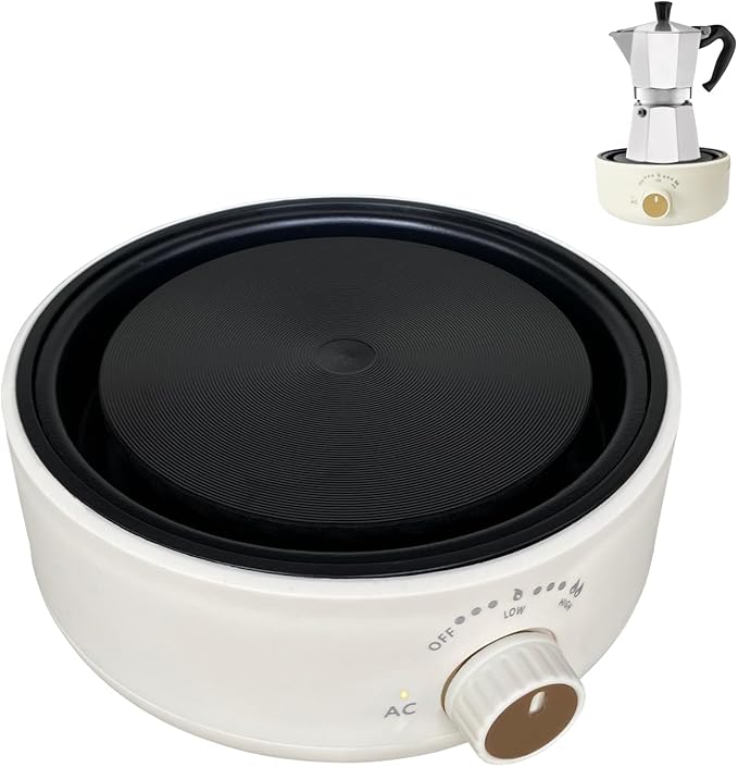 Mini Hot Plate, Electric Stove - 500w Hot Plate, Small Electric Stove, Perfect Size For Moka Pot, Making tea And More, Suitable For Kitchen, RV Camping, Outdoor Use