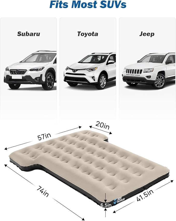 JOYTUTUS SUV Air Mattress Camping Bed