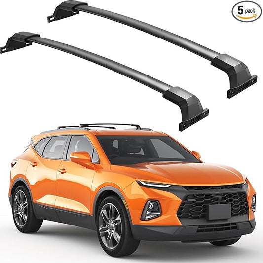Roof Rack Cross Bars 220lbs Compatible with Chevy Chevrolet Blazer 2019-2026 (Not for Blazer EV), Heavy Duty All-Metal Aluminum Crossbar Luggage Racks Roof Rails Rooftop Canoe Accessories