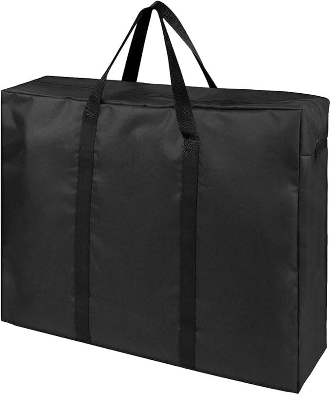 Folding Table Storage Bag, Waterproof Heavy Duty Large Carrying Bag for 8FT Picnic/Camp Tables, Portable Cover with Durable Handles (bag only) - 49" D x 30" W x 4.5" H