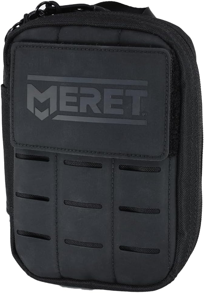 MERET Personal Response Pack | Bag with Modular Organizer, MOLLE Panel, Durable Material, Travel, Hiking, Camping, Preparedness | Small, Black | Empty Bag