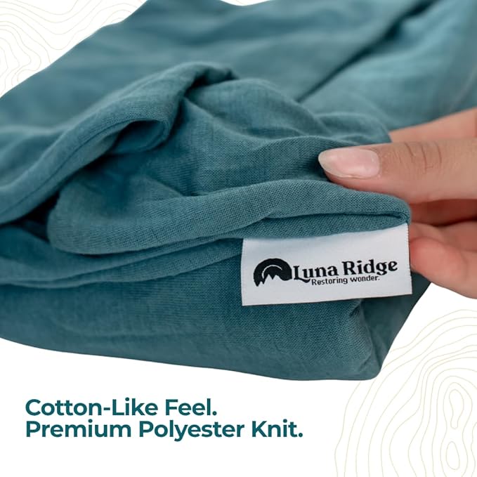 Sleeping Bag Liner for Hot or Cold Weather Camping, Ultra-Soft, Washable 86x35" , Lightweight & Anti-Static Polyester Knit, Sleep Sack Adult Travel Sheets, Summer Sleeping Bag liner Cotton Feel