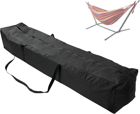 Hammock Storage Bag, Waterproof Heavy Duty Hammock Cover Portable Hammocks Stand Carrying Bag - 62"L x 10"W x 10"H