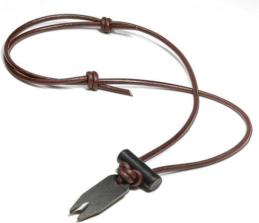 Cerafang Fire Starter Necklace Fishing Line Cutter Ceramic Pendant