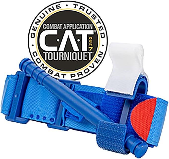 North American Rescue C-A-T Combat Application Tourniquet Trainer (Blue) NAR Genuine Gen 7 Training CAT Military Issued (30-0033)