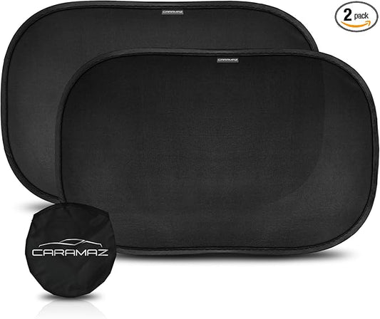 CARAMAZ Car Window Shade for Baby with Certified UV-Protection 2 Pack - 20"x12"
