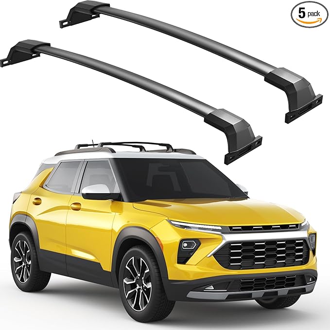 Roof Rack Cross Bars 220lbs Compatible with Chevy Chevrolet Trailblazer 2021 2022 2023 2024 2025 2026 L LT ACTIV RS, Heavy Duty All-Metal Aluminum Crossbar Luggage Racks Roof Rails Rooftop