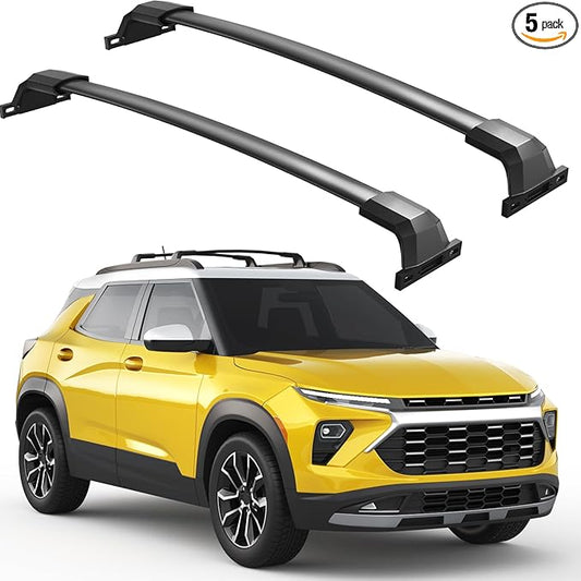 Roof Rack Cross Bars 220lbs Compatible with Chevy Chevrolet Trailblazer 2021 2022 2023 2024 2025 2026 L LT ACTIV RS, Heavy Duty All-Metal Aluminum Crossbar Luggage Racks Roof Rails Rooftop