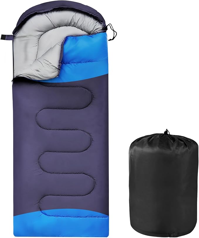 OBTANIM Sleeping Bags Portable Waterproof Camping Sleeping Bag for Adults Kids 4 Seasons Cold Weather or Warm Backpacking Hiking Travel Indoor Outdoor Use