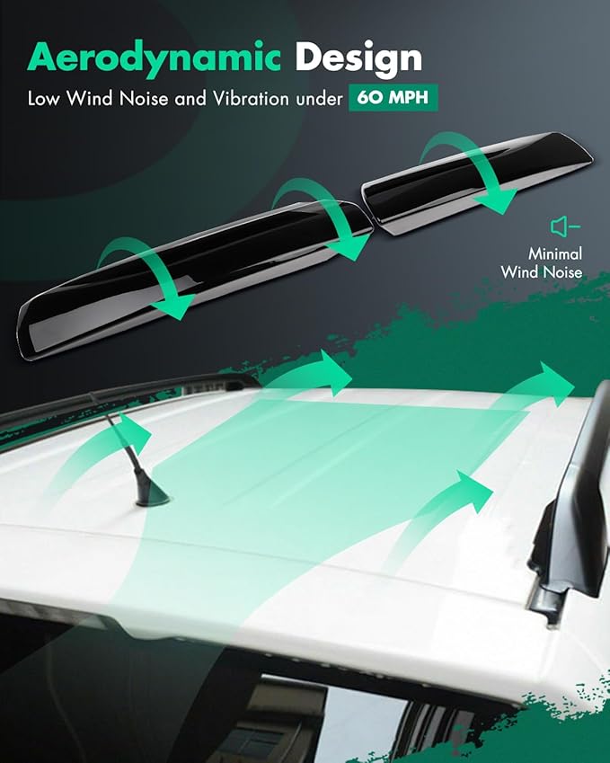 SCITOO Roof Rack Cross Bar for Toyota Highlander 2008-2013 Cargo Bars Black