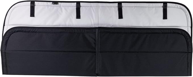 VanEssential Insulated Blackout Sliding Door Window Cover Designed for Ford Transit Van Year 2015 to Current with NO Plastic Trim - Cool Gray