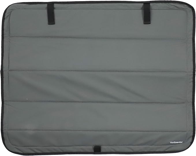 VanEssential Full Plastic Trim Middle Window Cover RH (Passenger Side) Designed for Ford Transit Medium/High Roof 148 Long or Extended Length Van Year 2015 to Current - Charcoal Gray