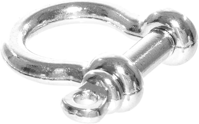 Paracord Planet Stainless Steel Shackles - B, D, O, & U-Shackles for Paracord Survival Bracelets (Pack & Single Sizes)