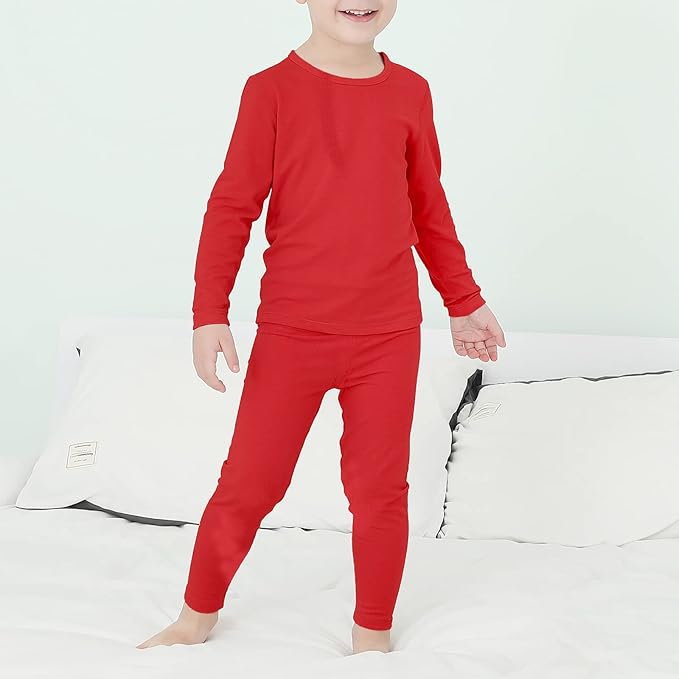 Thermal Underwear for Kids Toddler Winter Base Layer Long Johns Sets for Girls Boys