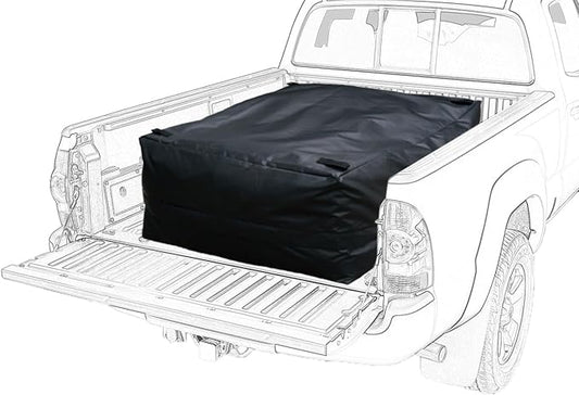 SENYAZON Truck Bed Cargo Bag, Waterproof Pickup Bed Storage, Vehicle Soft-Shell Cargo Carriers, 26 Cubic Feet (51''x40''x22'') Heavy Duty Cargo Bag with 4 Adjustable Bungee Cords