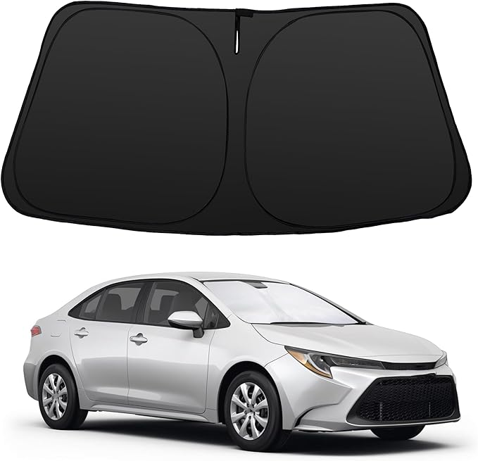 Windshield Sun Shade Fit for 2020-2026 Toyota Corolla Accessories (Not for Corolla Cross) Window Sunshade Protect Car from Sun Rays