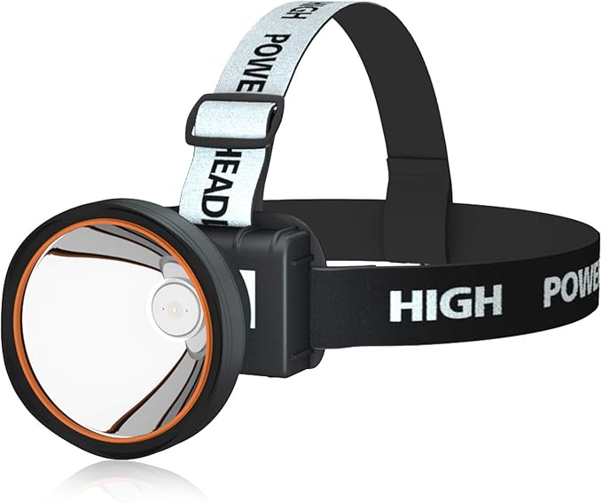 ODEAR Super Bright LED Rechargeable Headlamp Flashlight Torch HeadLamp for Mining Camping Hiking Fishing