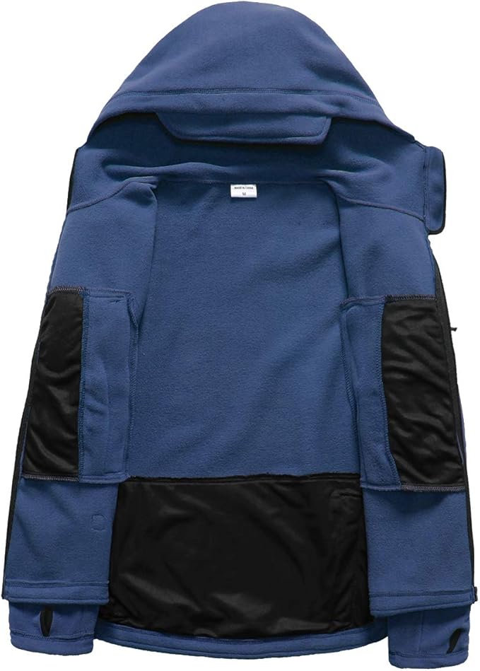 ReFire Gear Men's Warm Military Tactical Sport Fleece Hoodie Jacket