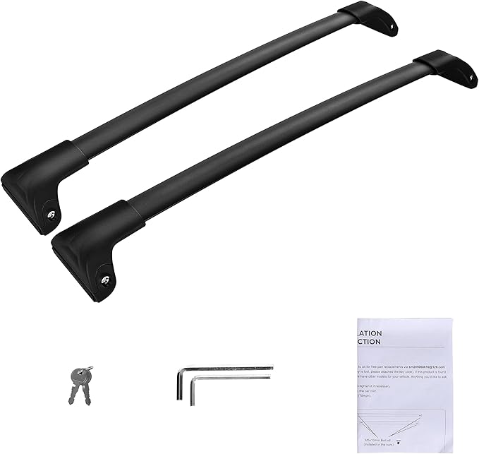 FLYCLE 300Lbs Lockable Roof Rack Cross bar Compatible with Ford Expedition/Max 2018-2026,Lincoln Navigator 2018-2024, Aluminum CrossBars Rooftop Luggage Kayaks Bicycles Snowboard Canoe Carrier