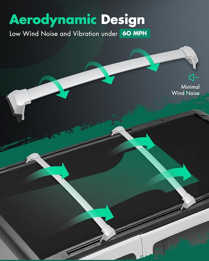 SCITOO Roof Rack Cross Bars Fit for Honda CR-V 2017 2018 2019 2020 2021,for Rooftop Cargo Carrier Bag Basket Luggage Kayak Canoe Bike Snowboard Skiboard