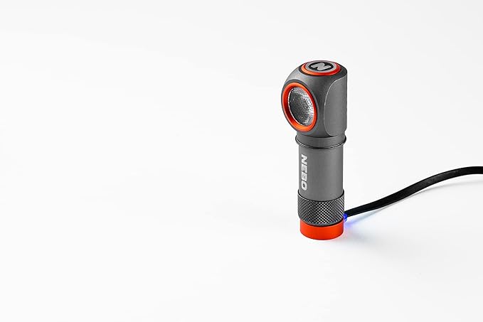 NEBO Einstein Powerful 600 Lumen Headlamp and Worklight with Rechargeable Batteries, Compact Low-Profile Headlamp