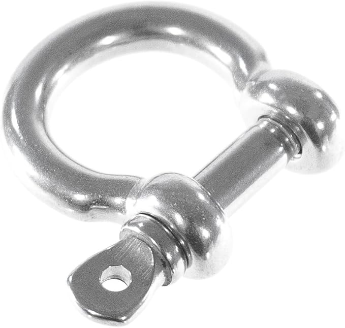 Paracord Planet Stainless Steel and Alloy B-Shackles, D-Shackles, O-Shackles, & U-Shackles for Paracord Survival Bracelets (Pack and Single Sizes)