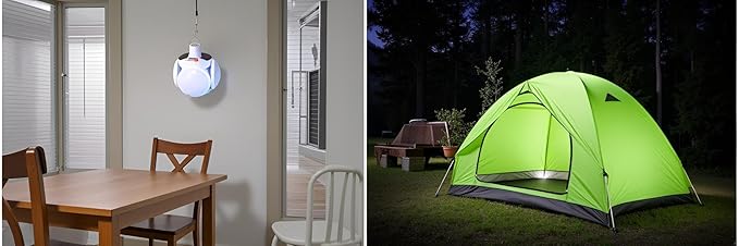 Lightahead Solar & USB Charging Lantern Hanging Foldable Lamp with Bright LED Lights and Remote Control (Set of 2)