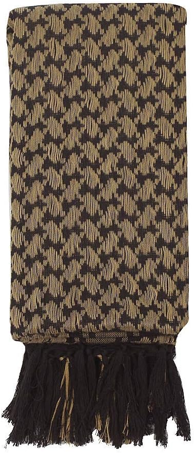 Explore Land Cotton Shemagh Keffiyeh Tactical Desert Scarf Neck Head Wrap with Tassel for Men Women