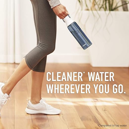 Brita 26 Ounce Premium Filtering Water Bottle with Filter - BPA Free - Night Sky