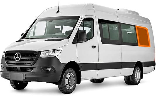 Living in a Bubble Insulated Blackout Rear Left Side Window Cover for Mercedes Sprinter Van Year 2007-2026 170" Length LWB & XLWB, NCV3 & VS30 (Bare Metal Frame)