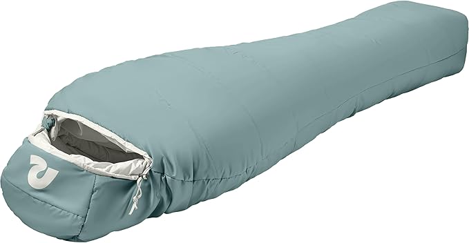 Retrospec Dream Mummy Sleeping Bag - 5, 15, & 30°F Cold Weather Camping & Travel Essential Gear with Water - Resistant Shell & Synthetic Fill - Zippered Pocket & Stuff Sack