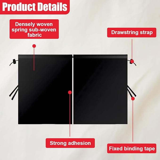 Car Privacy Curtain, Universal Blackout Rear Seat Divider Car Window Shades for SUV Van Sedan, UV Protection, Light Blocking Sun Shades for Travel, Camping, Baby Sleeping, Easy Install (1PC)