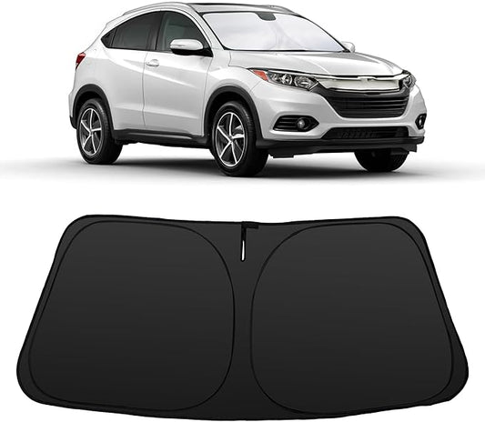 Windshield Sun Shade for Honda HRV 2016 2017 2018 2019 2020 2021 2022 HR-V Accessories Foldable Sunshade Sun Blocker Comes with Storage Bag