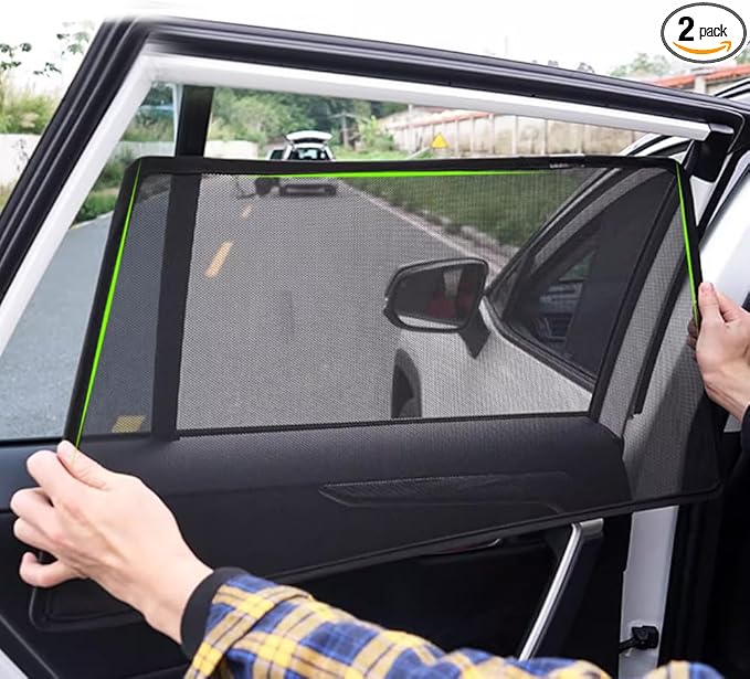 FEISHILINIYA Updating Strong Magnetic Car Window Sun Shade for Toyota for RAV4 XA50 (2020-2025) Rear Passenger Privacy Side Window Sunshades for RAV4 Accessories