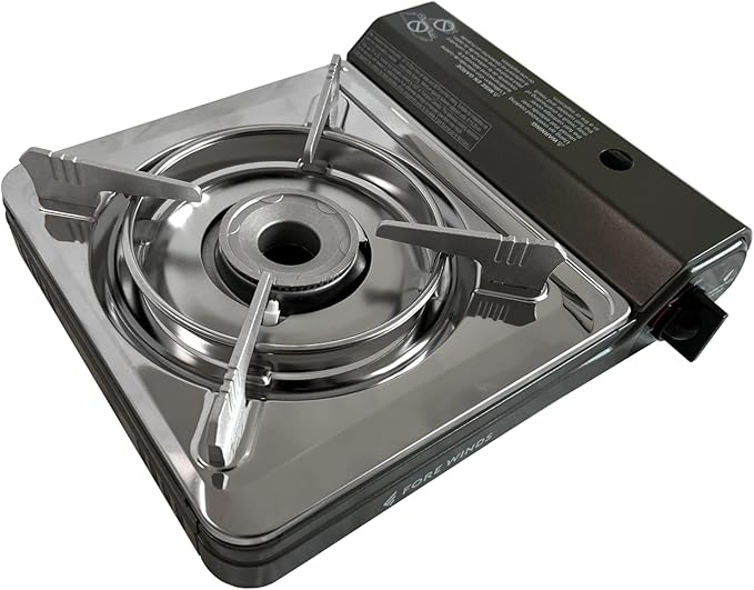 Iwatani Cassette Feu Butane gas Camp Stove, one, Gray