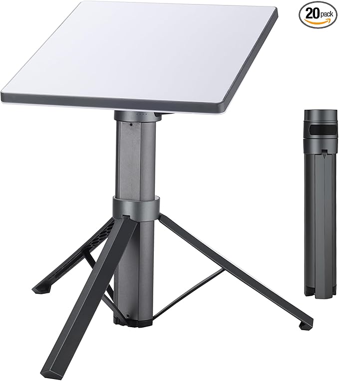 MikeBros Starlink Mini Power Mount with Integrated Tripod 45000 mAh Battery Pack for 6 Hours Large Capacity Power Bank Stand,Action Camera Bracket,Type-C Fast Charging for Outdoor Camping