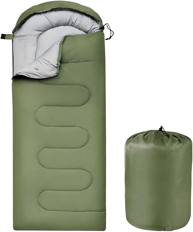 OBTANIM Sleeping Bags Portable Waterproof Camping Sleeping Bag for Adults Kids 4 Seasons Cold Weather or Warm Backpacking Hiking Travel Indoor Outdoor Use