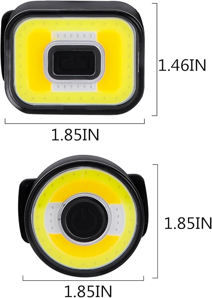 Head Lamps Flashlights, Type-C Rechargeable Headlamp Lightweight 5 Modes Floodlight Headlight with Magnetic Attraction for Outdoor Camping, Repairing, Hiking 2 Packs