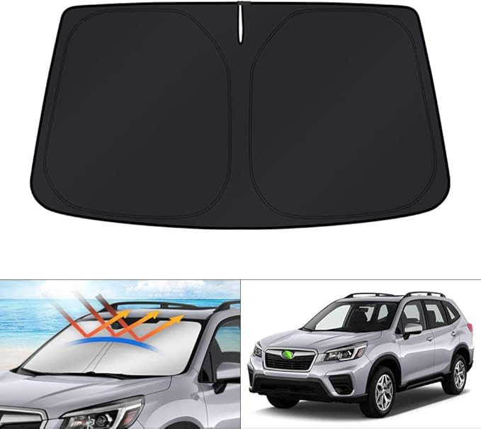 KUST Windshield Sun Shade for Subaru Forester 2014-2018 Sunshade Window Sun Visor Protector Foldable Blocks UV Rays Keep Your Car Cool