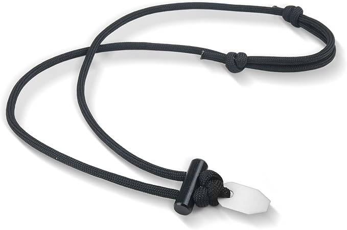 NexLand FNP-FS1 Fire Starter Necklace Ceramic Striker Ferro Rod Toggle Paracord