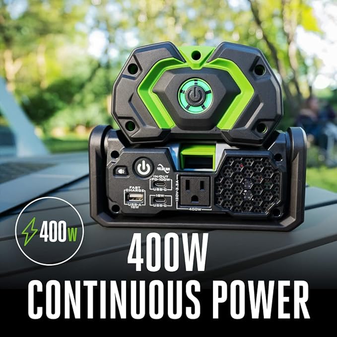 EGO Power+ Portable Inverter, 400W, Power Inverter Generator, Quiet. Includes 56V 4.0Ah Battery and Charger - PAD5003