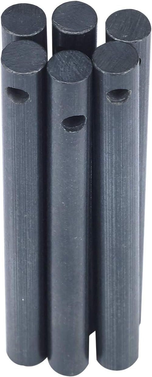 FOSTAR Survival Kit, 6PCS Drilled Ferrocerium Rod Fire Starter, Magnesium Fire Steel Rods, Must-Have for Emergency