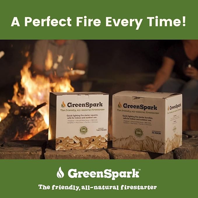 Natural Fire Starters for Grill, Smoker, Pizza Oven,BBQ,Fireplace, Wooden & Pellet Stove, Fire Pit, Long Burn, Waterproof,All Weather, Safe for Indoor/Outdoor Use (10 Lb)