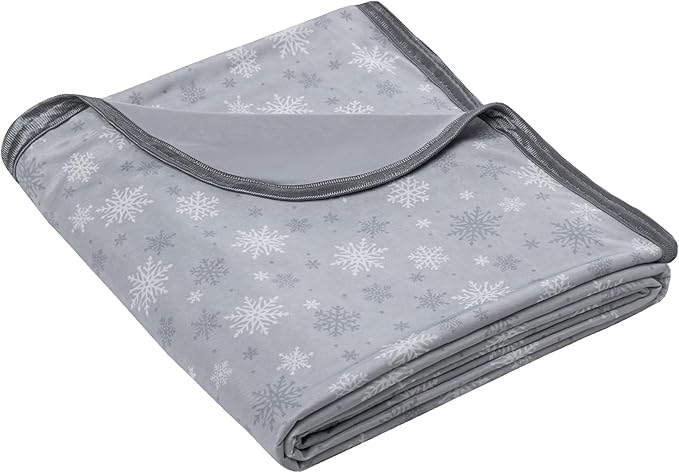 OIGAE Cooling Blanket for Hot Sleepers - Soft & Lightweight Summer Cold Blanket for Night Sweats | Perfect for Bed, Couch, Sofa (Light Grey, Oversized King 96" x 120")