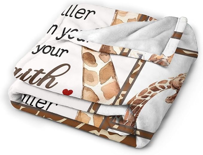 Giraffe Blanket Soft Cozy Cute Giraffe Throw Blanket Warm Giraffe Flannel Fleece Plush Blanket Bedding Stuff Animal Decor Blanket Gifts for Lover Kids Girls Boys Women Adults 50"x60"