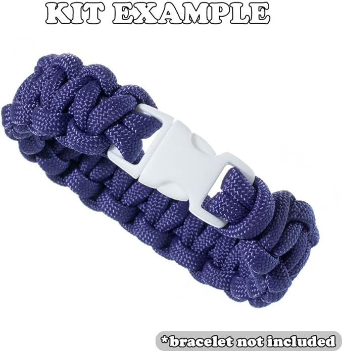 Paracord Planet 550lb Type III Paracord Combo Crafting Kits with Buckles