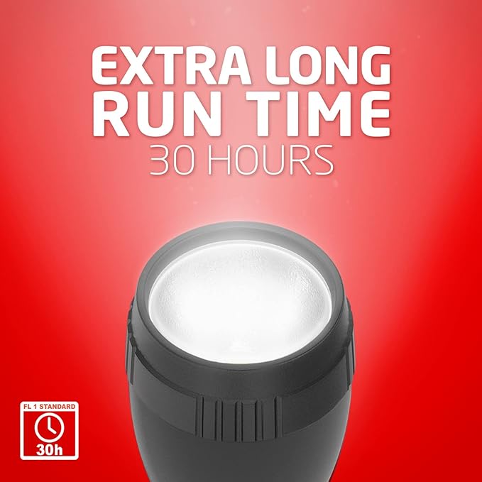 Eveready LED Flashlight Bright Reliable Flashlights for General Purpose, Great for Camping, Car, Emergency Storm Power Outage Handheld Flashlight (Batteries Included)